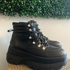 Black Combat Boots